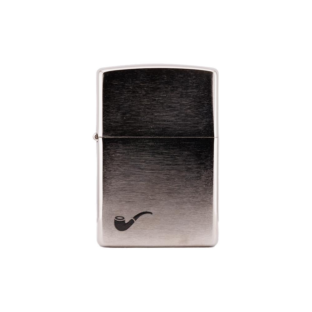 Zippo Pipe Brushed Chrome
