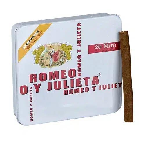 Romeo Y Julieta 20 Mini White TIn 20 Count