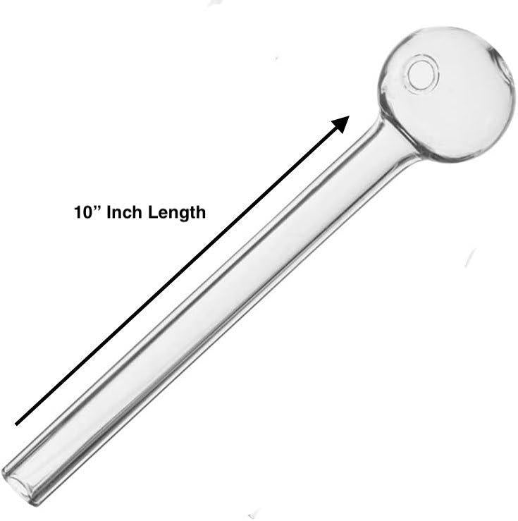 Jumbo Oil Burner 10&quot; Thick Clear