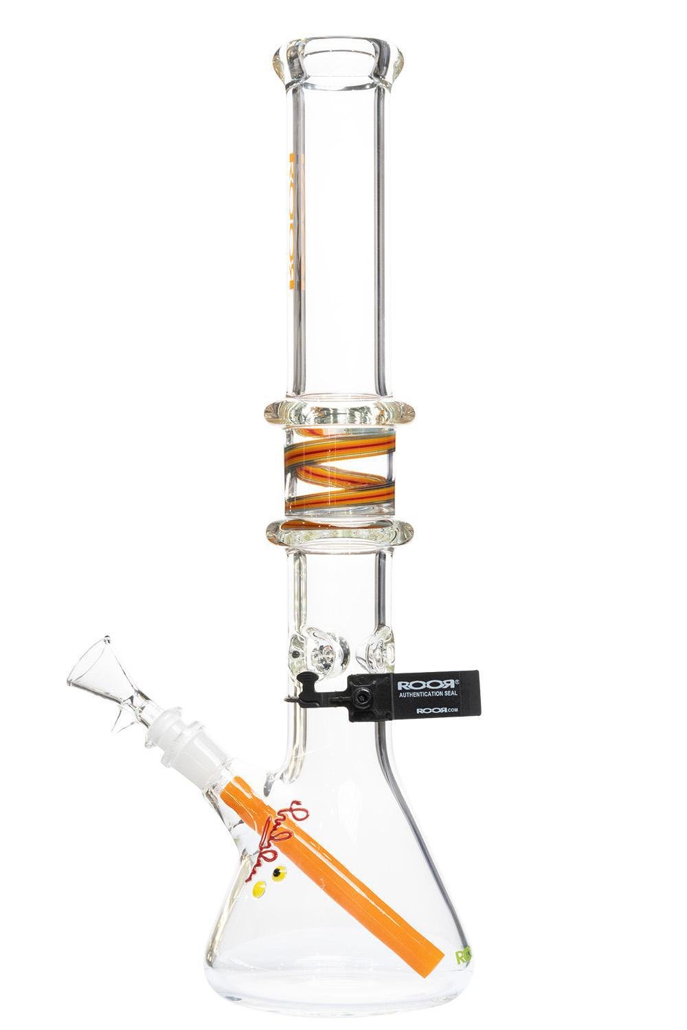 ROOR X Phatt Ass Glass Orange Label Custom 1 | Stogz | Find Your High