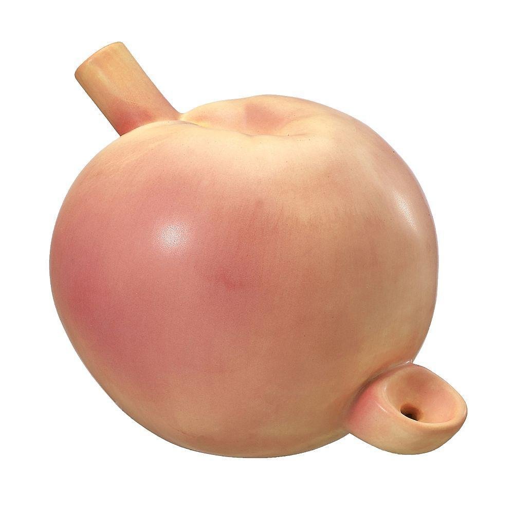 Ceramic Peach Hand Pipe | Stogz | Find Your High