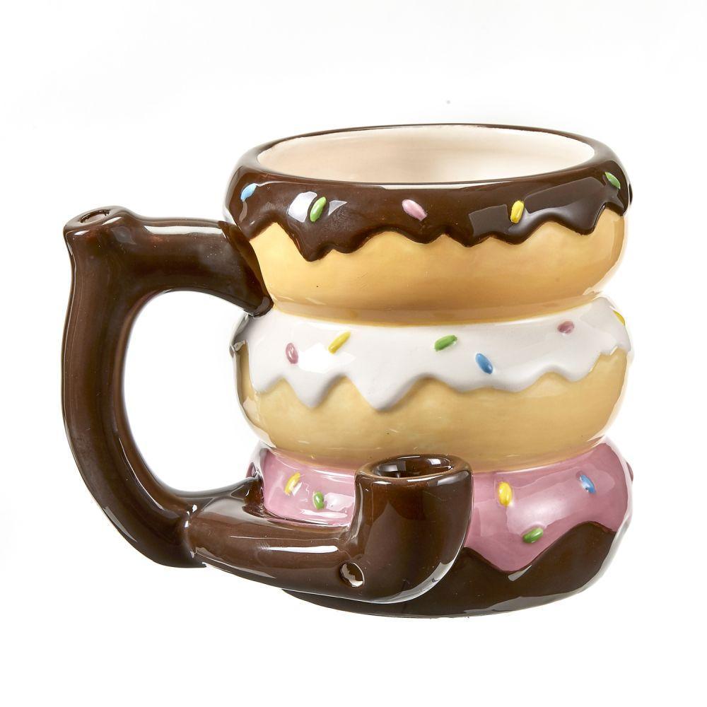 Donut Stack Ceramic Mug Pipe | Stogz | Find Your High
