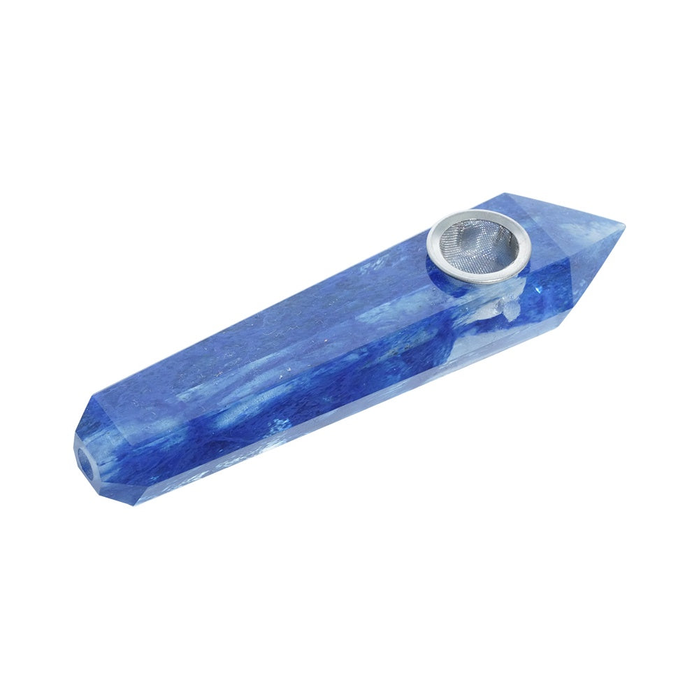 Gemstone Crystal Pipe Blue Fused | Stogz | Find Your High