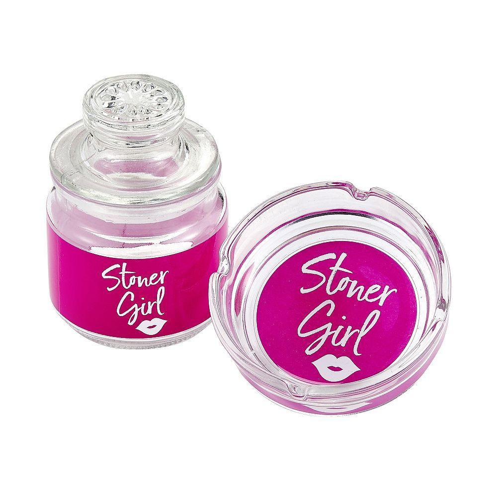 Glass Stash Jar and Ash Tray Set | Stogz | Find Your High