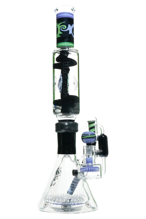 Illadelph Purple Green Coil with Recycling Ash Catcher | Stogz | Find Your High