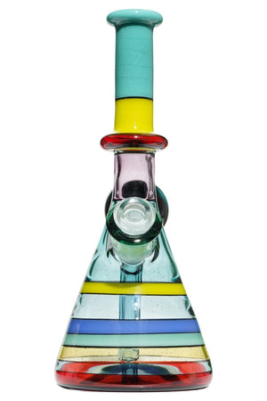 Rone Glass Encalmo Flask Transparent Multicolored | Stogz | Find Your High