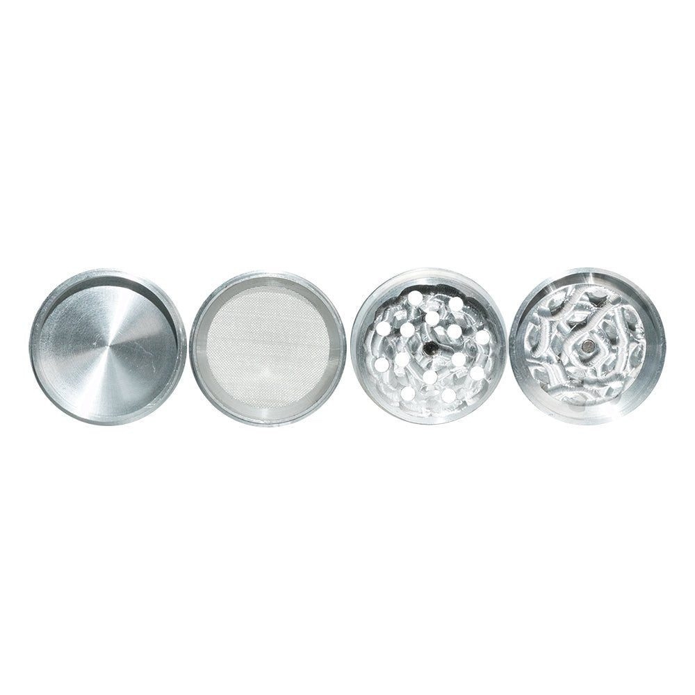 Silver Metal Grinders | Stogz | Find Your High