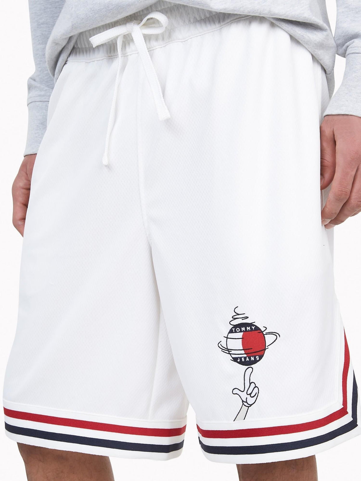 Tommy Hilfiger X Space Jam White Shorts | Stogz | Find Your High